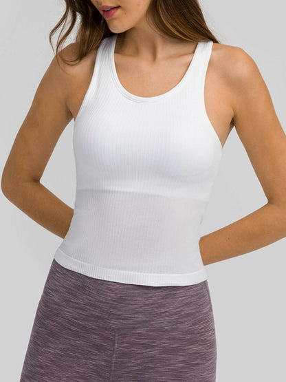 Millennia Round Neck Racerback Active Tank.