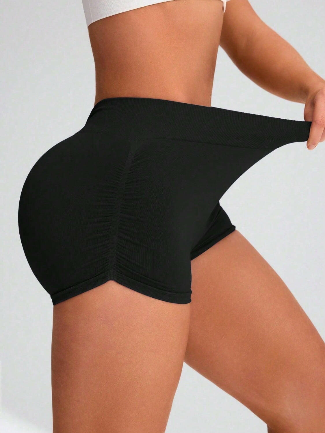 Elastic Waist Active Shorts.