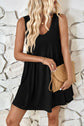 Lovelet Plunge Wide Strap Mini Tank Dress.