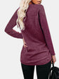 Round Neck Long Sleeve T-Shirt.