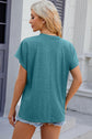 V-Neck Short Sleeve T-Shirt.