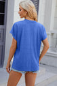 V-Neck Short Sleeve T-Shirt.