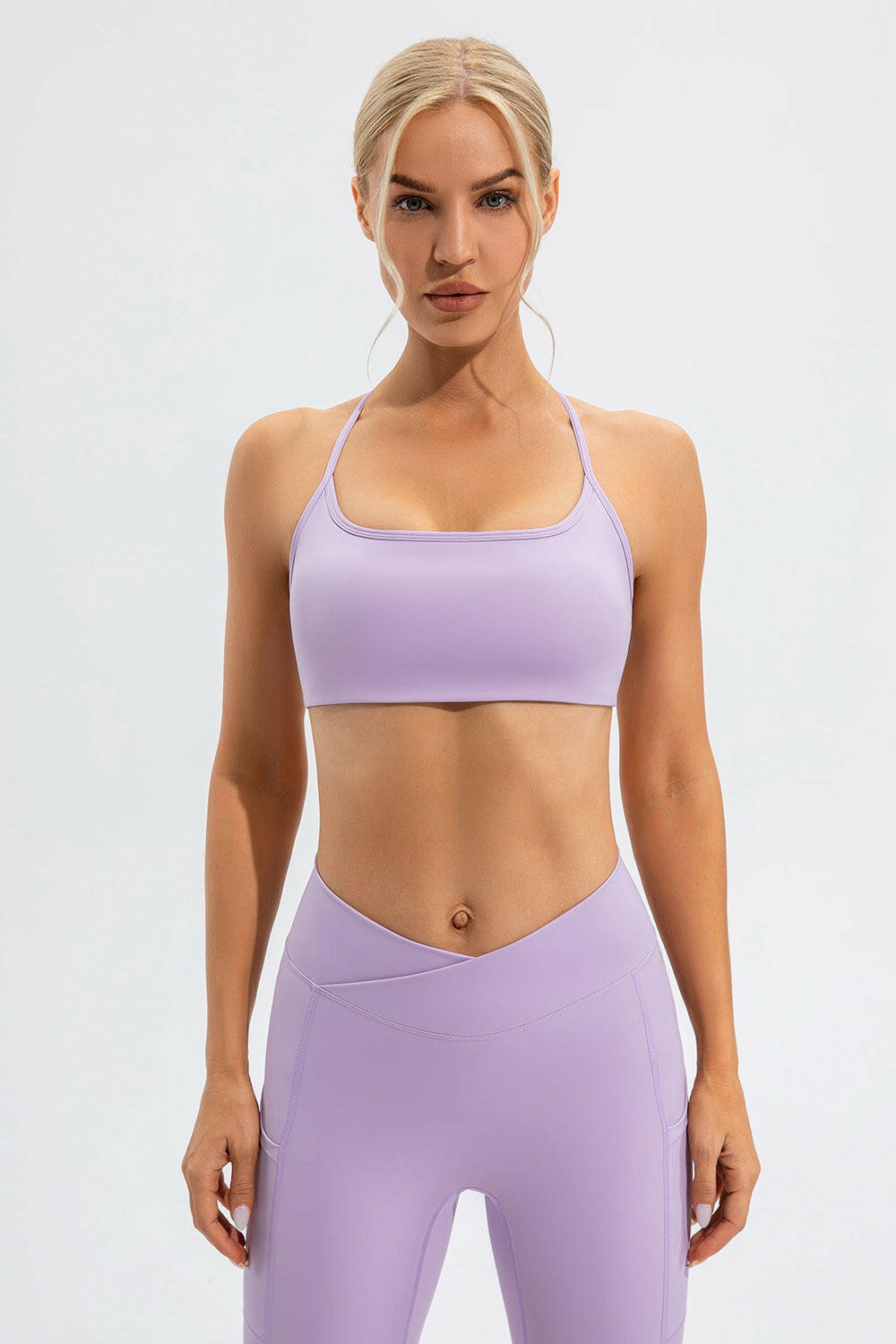 Crisscross Spaghetti Strap Active Cami.