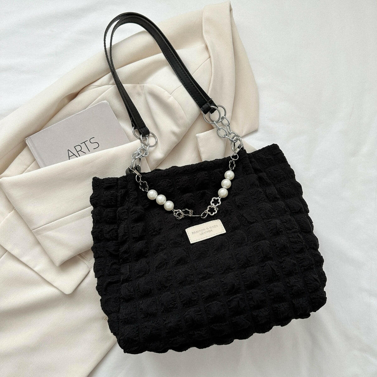 Bubble Textured Tote Bag.