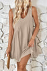 Lovelet Plunge Wide Strap Mini Tank Dress.