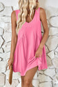 Lovelet Plunge Wide Strap Mini Tank Dress.