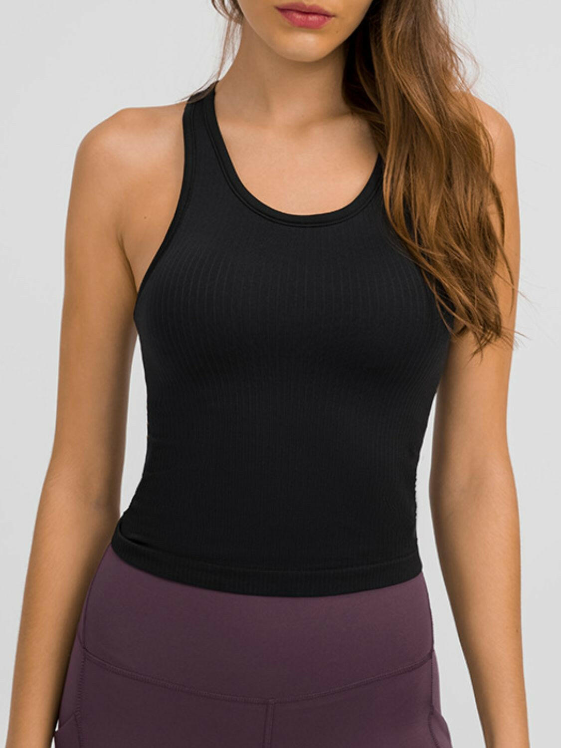 Millennia Round Neck Racerback Active Tank.