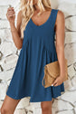 Lovelet Plunge Wide Strap Mini Tank Dress.