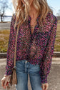 Printed Long Sleeve Blouse.