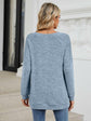 Round Neck Long Sleeve T-Shirt.