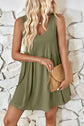 Lovelet Plunge Wide Strap Mini Tank Dress.