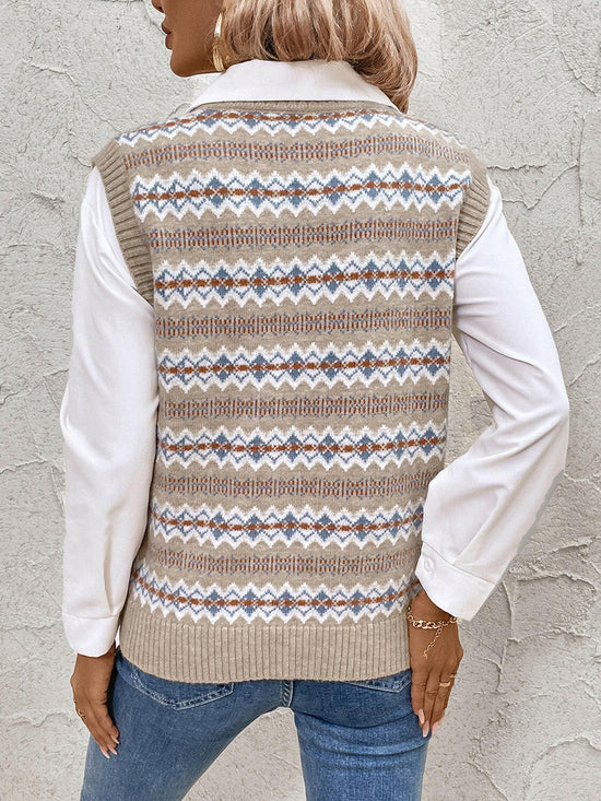 Perfee V-Neck Sweater Vest.