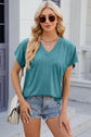 V-Neck Short Sleeve T-Shirt.