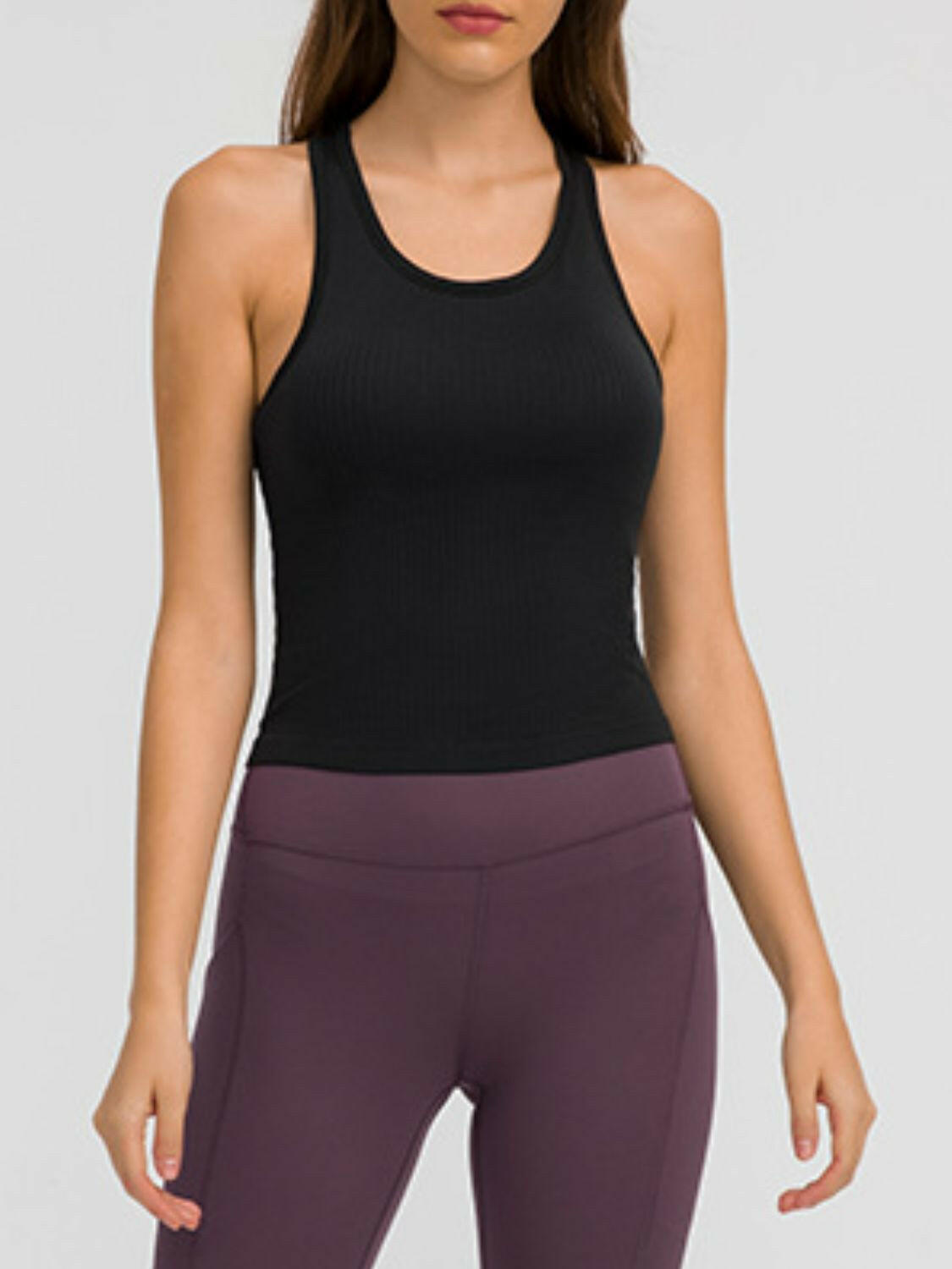 Millennia Round Neck Racerback Active Tank.