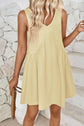 Lovelet Plunge Wide Strap Mini Tank Dress.