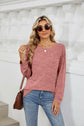 Round Neck Long Sleeve T-Shirt.