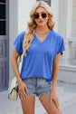 V-Neck Short Sleeve T-Shirt.