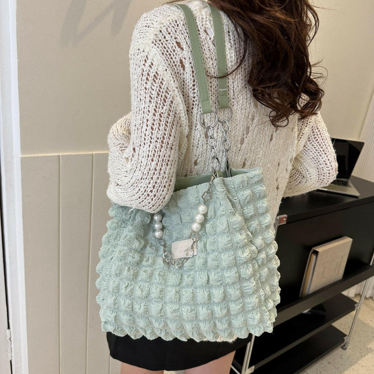 Bubble Textured Tote Bag.