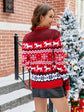 Round Neck Long Sleeve Christmas Sweater