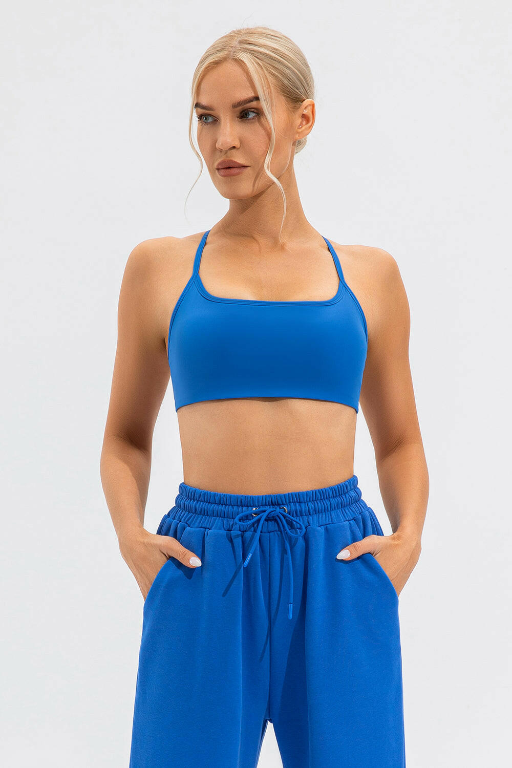 Crisscross Spaghetti Strap Active Cami.