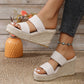 Open Toe Platform Wedge Sandals