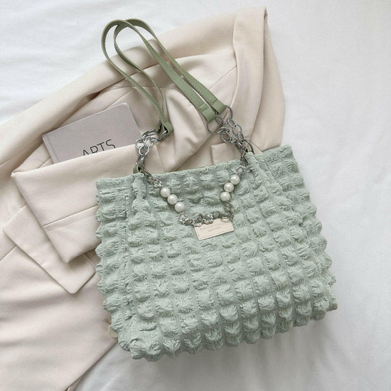 Bubble Textured Tote Bag.