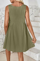 Lovelet Plunge Wide Strap Mini Tank Dress.