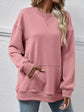 Round Neck Long Sleeve Sweatshirt.