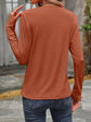 Round Neck Long Sleeve T-Shirt.