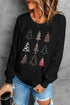 Chrismas Tree Graphic Sweatshirt.