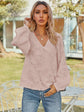 V-Neck Long Sleeve Blouse.