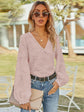 V-Neck Long Sleeve Blouse.