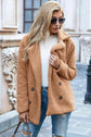 Lapel Collar Sherpa Coat.