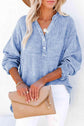 Buttoned Long Sleeve Blouse.