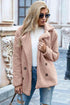 Lapel Collar Sherpa Coat.