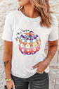 Pumpkin Graphic Short Sleeve T-Shirt.