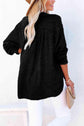 Buttoned Long Sleeve Blouse.