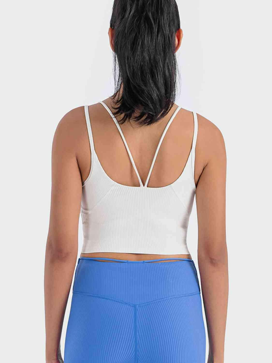 Double Strap Ribbed Sports Cami.