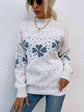 Four Leaf Clover Mock Neck Sweater.