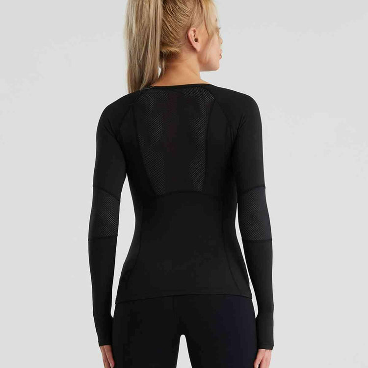 Long Sleeve Round Neck Sports Top.