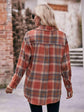 Plaid Dropped Shoulder Longline Shirt.