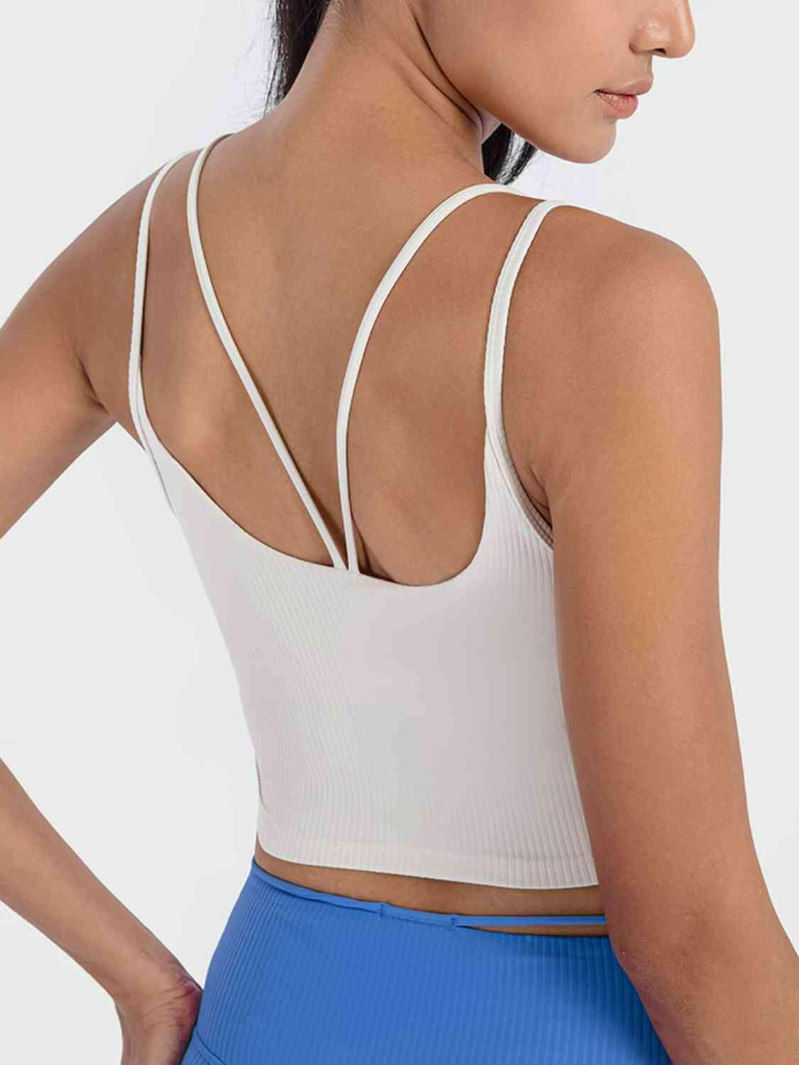 Double Strap Ribbed Sports Cami.