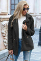 Lapel Collar Sherpa Coat.