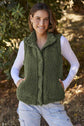 Snap Down Vest with Pockets.